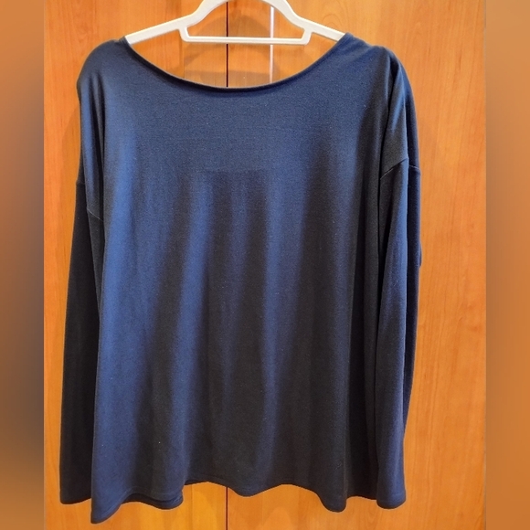 New J Jill Crossover Back Tee - Picture 2 of 3